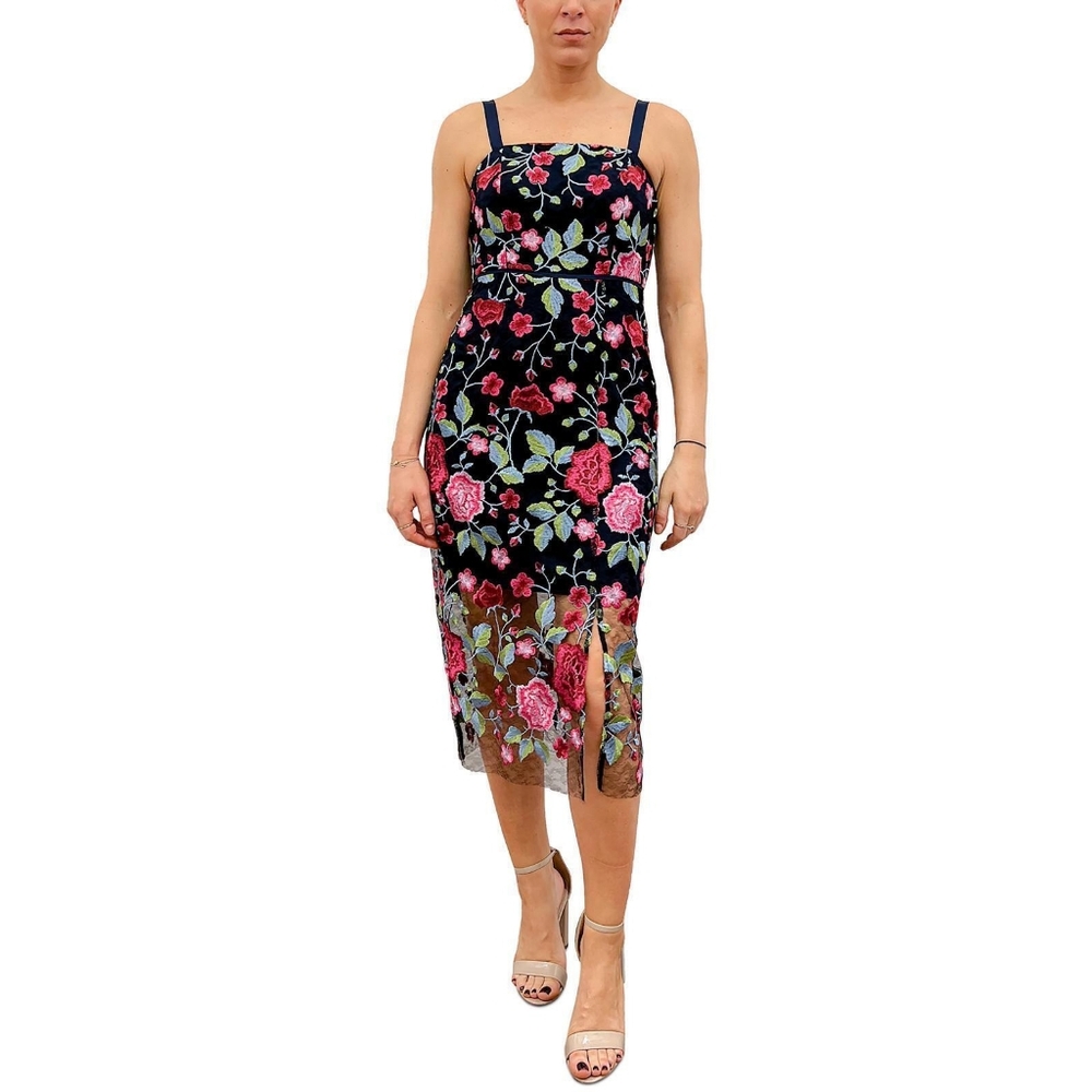Sam Edelman Peony Embroidered Midi Dress
